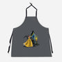 Beauty And The Alien-Unisex-Kitchen-Apron-zascanauta