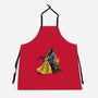 Beauty And The Alien-Unisex-Kitchen-Apron-zascanauta