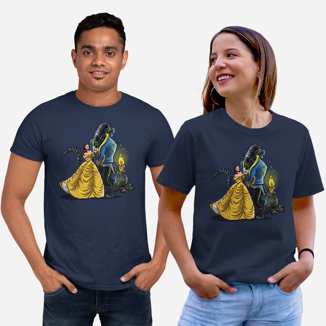 Beauty And The Alien-Unisex-Basic-Tee-zascanauta