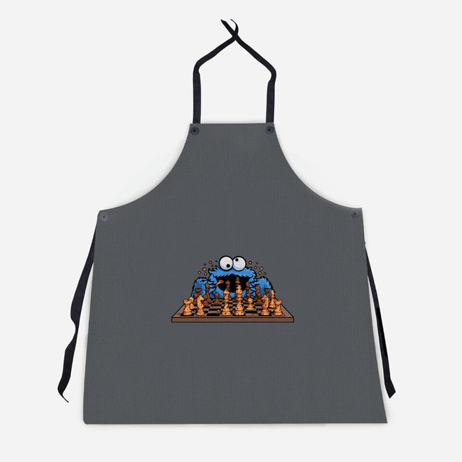 Cookie Chess-Unisex-Kitchen-Apron-erion_designs