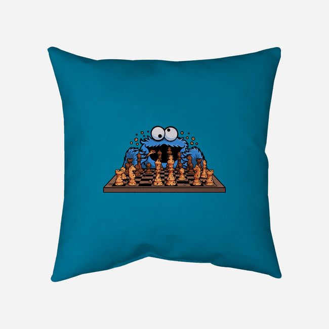 Cookie Chess-None-Removable Cover-Throw Pillow-erion_designs