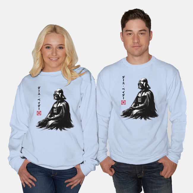 The Sith Sumi-e-Unisex-Crew Neck-Sweatshirt-DrMonekers