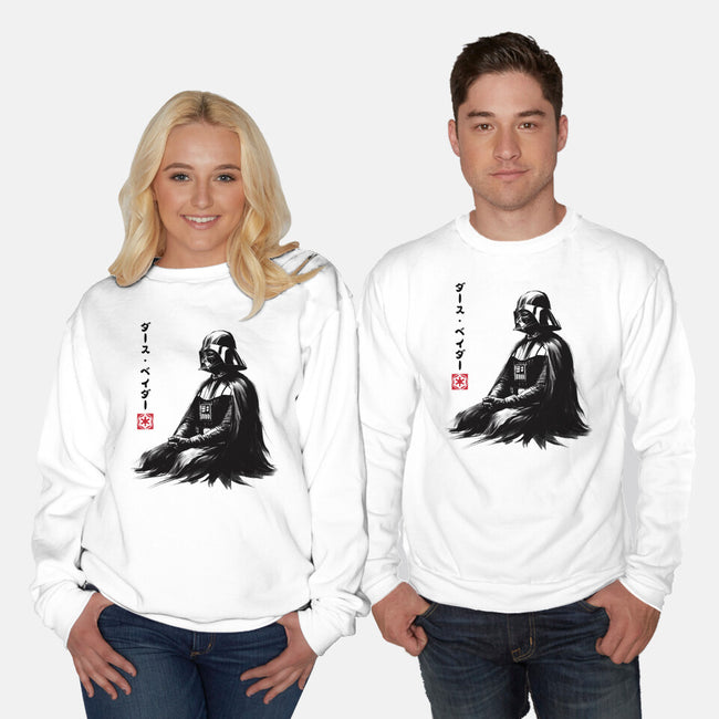 The Sith Sumi-e-Unisex-Crew Neck-Sweatshirt-DrMonekers