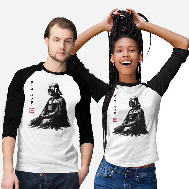 The Sith Sumi-e-Unisex-Baseball-Tee-DrMonekers