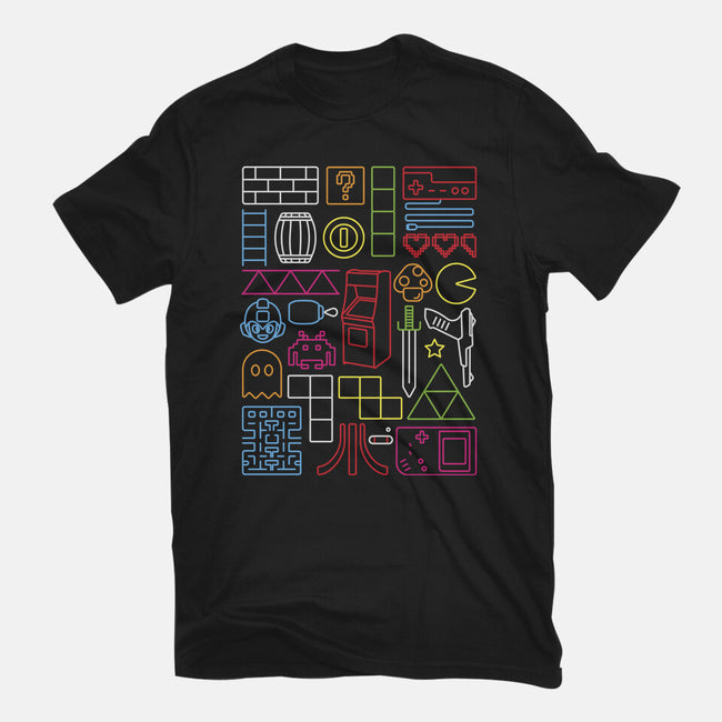 Nostalgic Doodles-Womens-Fitted-Tee-sebasebi