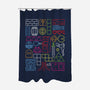 Nostalgic Doodles-None-Polyester-Shower Curtain-sebasebi