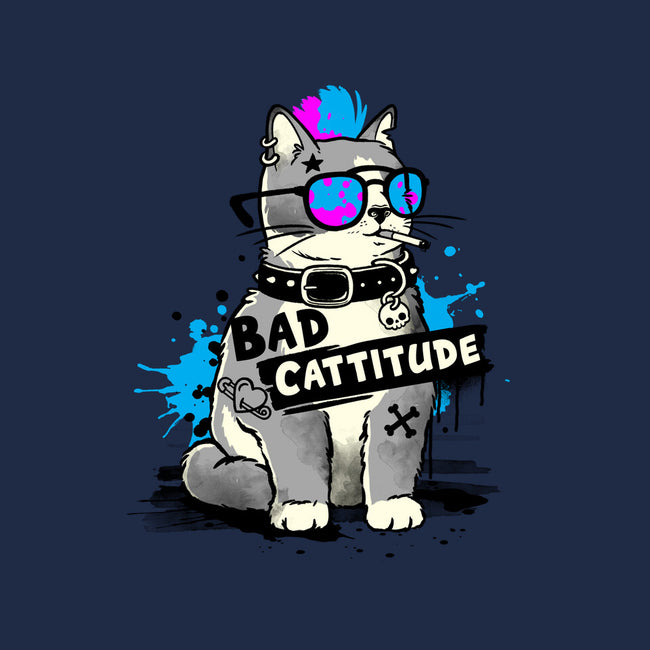 Bad Cattitude Graffiti-None-Matte-Poster-NemiMakeit