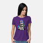 Bad Cattitude Graffiti-Womens-Basic-Tee-NemiMakeit