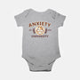 Anxiety University-Baby-Basic-Onesie-NemiMakeit