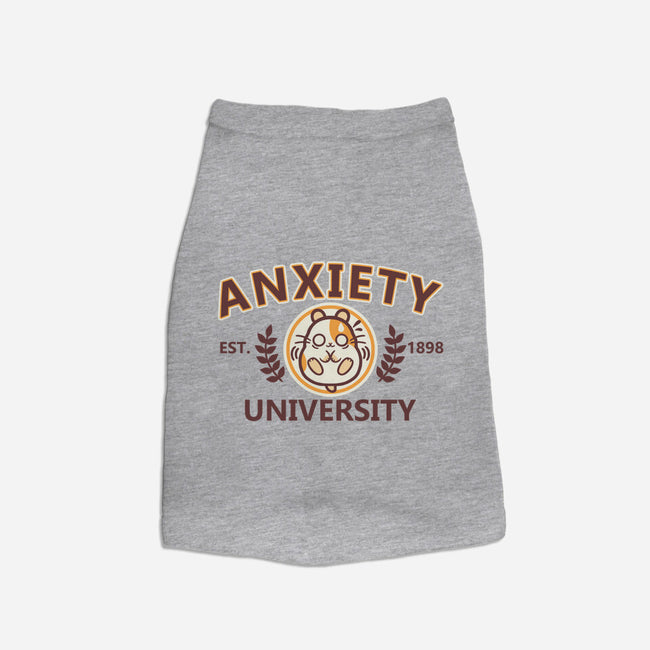 Anxiety University-Cat-Basic-Pet Tank-NemiMakeit