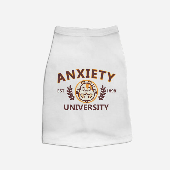 Anxiety University-Cat-Basic-Pet Tank-NemiMakeit