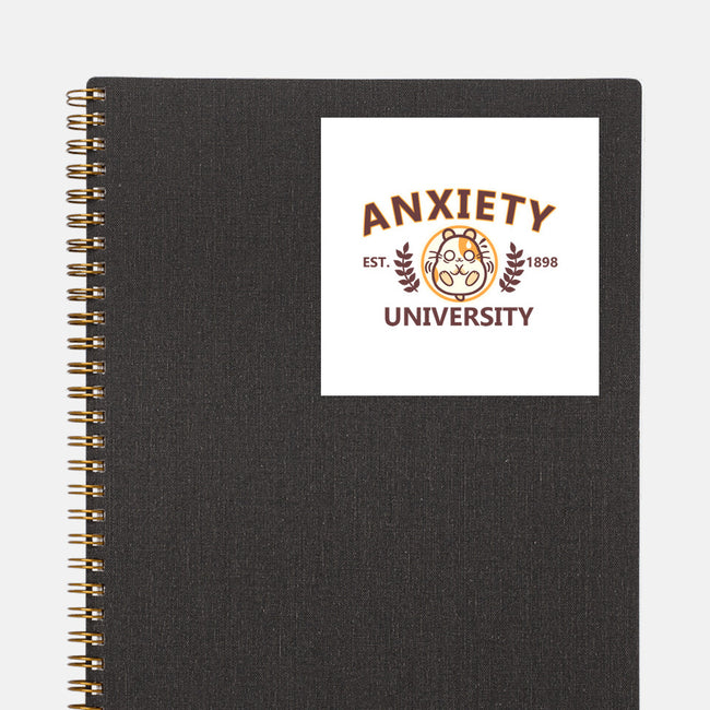 Anxiety University-None-Glossy-Sticker-NemiMakeit