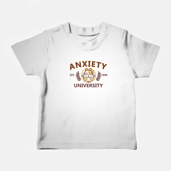 Anxiety University-Baby-Basic-Tee-NemiMakeit