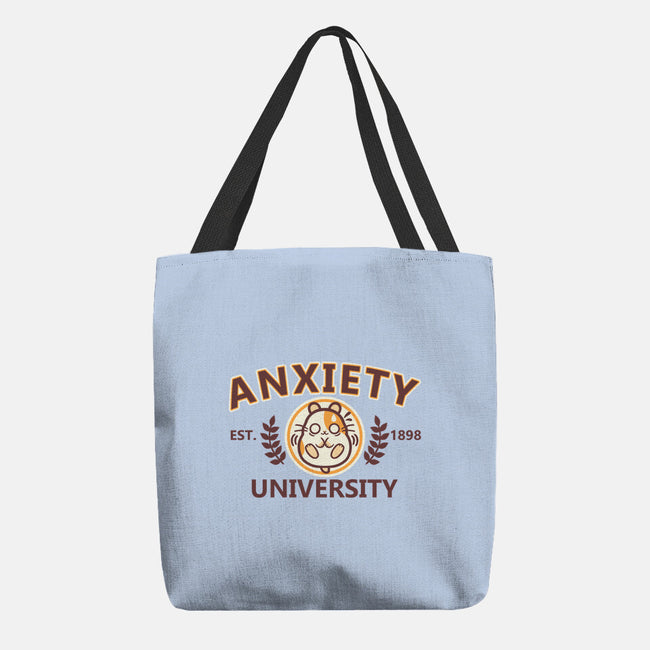 Anxiety University-None-Basic Tote-Bag-NemiMakeit