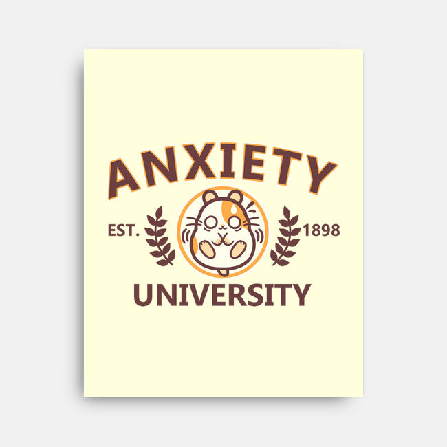 Anxiety University-None-Stretched-Canvas-NemiMakeit