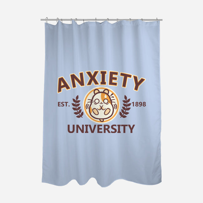 Anxiety University-None-Polyester-Shower Curtain-NemiMakeit