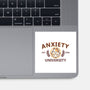 Anxiety University-None-Glossy-Sticker-NemiMakeit