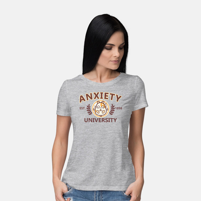 Anxiety University-Womens-Basic-Tee-NemiMakeit