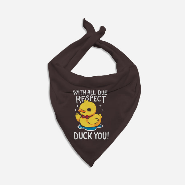 Duck You-Dog-Bandana-Pet Collar-Vallina84