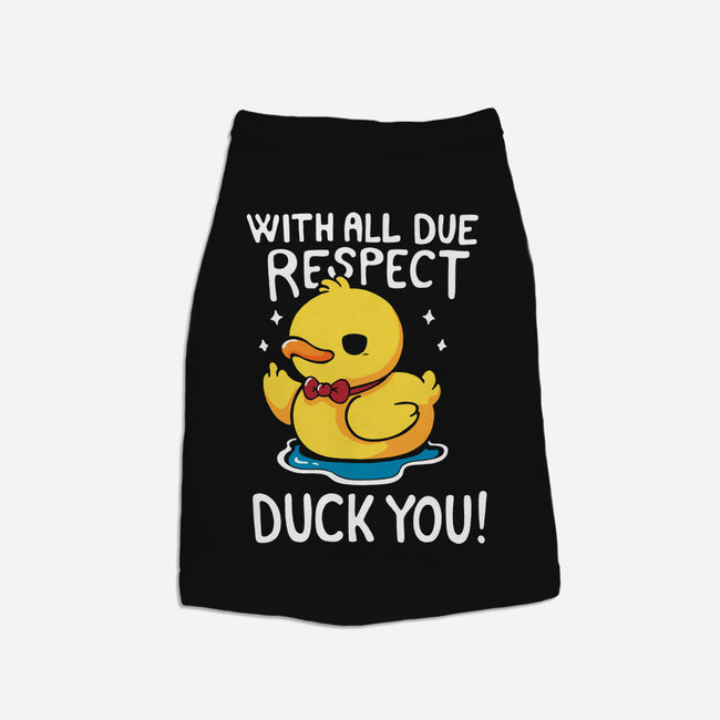 Duck You-Dog-Basic-Pet Tank-Vallina84