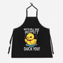 Duck You-Unisex-Kitchen-Apron-Vallina84