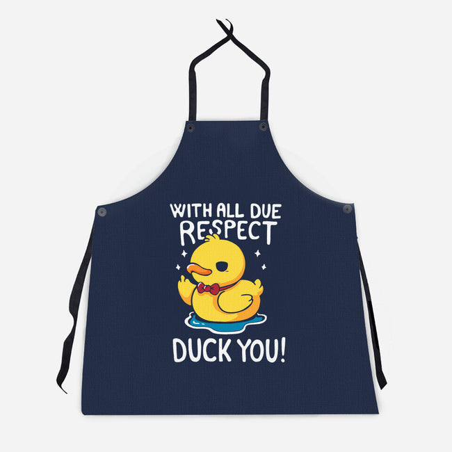 Duck You-Unisex-Kitchen-Apron-Vallina84