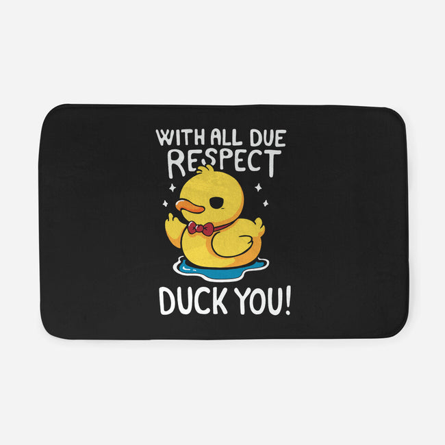 Duck You-None-Memory Foam-Bath Mat-Vallina84