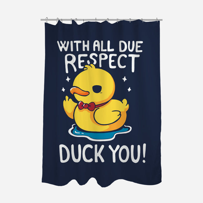 Duck You-None-Polyester-Shower Curtain-Vallina84