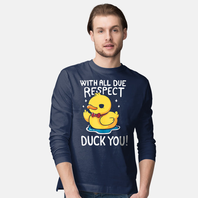 Duck You-Mens-Long Sleeved-Tee-Vallina84