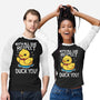 Duck You-Unisex-Baseball-Tee-Vallina84