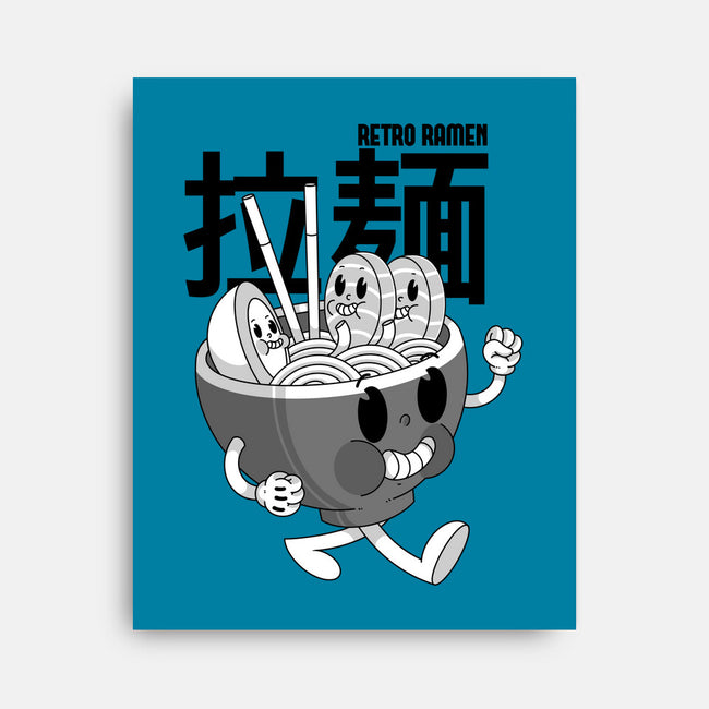 Retro Ramen-None-Stretched-Canvas-Tri haryadi