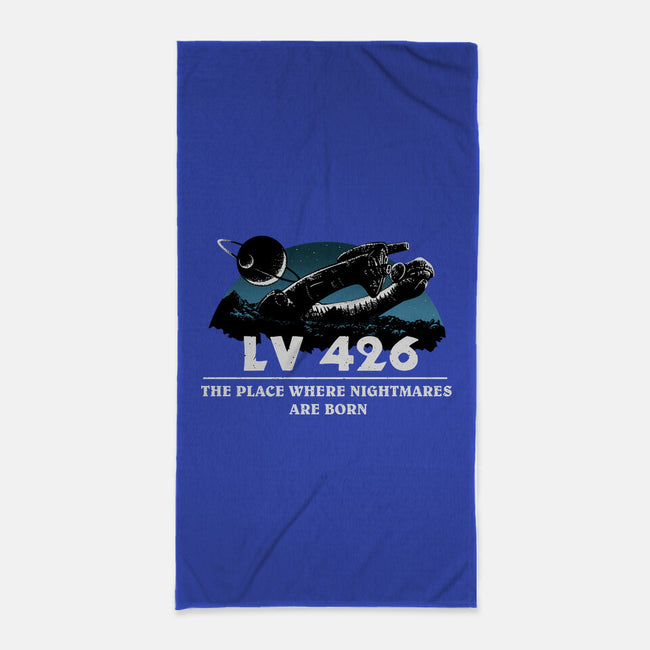 Planet Of Nightmares-None-Beach-Towel-daobiwan