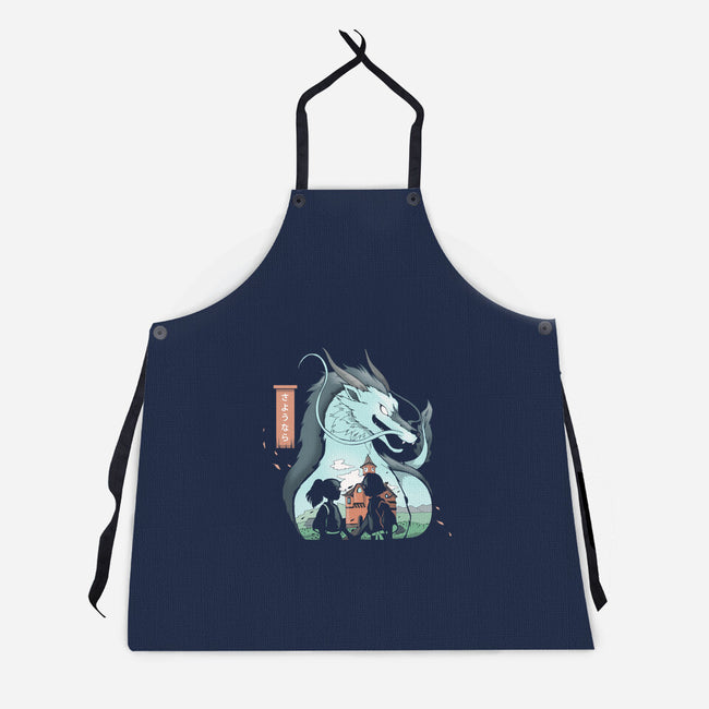 Goodbye Dragon-Unisex-Kitchen-Apron-Vallina84