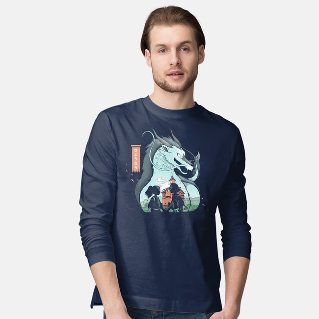 Goodbye Dragon-Mens-Long Sleeved-Tee-Vallina84