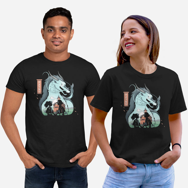 Goodbye Dragon-Unisex-Basic-Tee-Vallina84