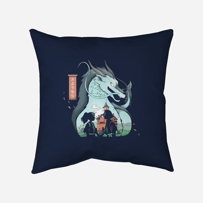 Goodbye Dragon-None-Removable Cover-Throw Pillow-Vallina84