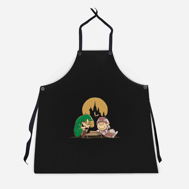 Piano Of Time-Unisex-Kitchen-Apron-retrodivision