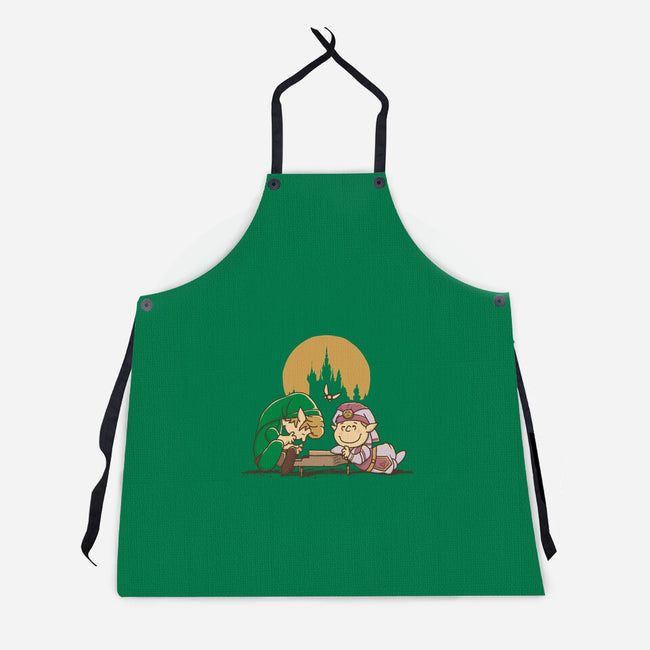 Piano Of Time-Unisex-Kitchen-Apron-retrodivision