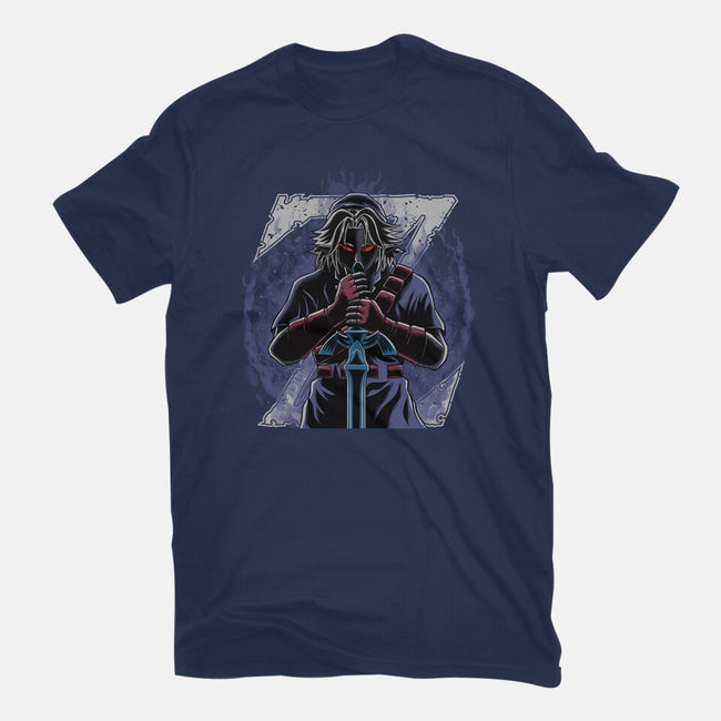 Hero's Shadow-Womens-Fitted-Tee-rmatix