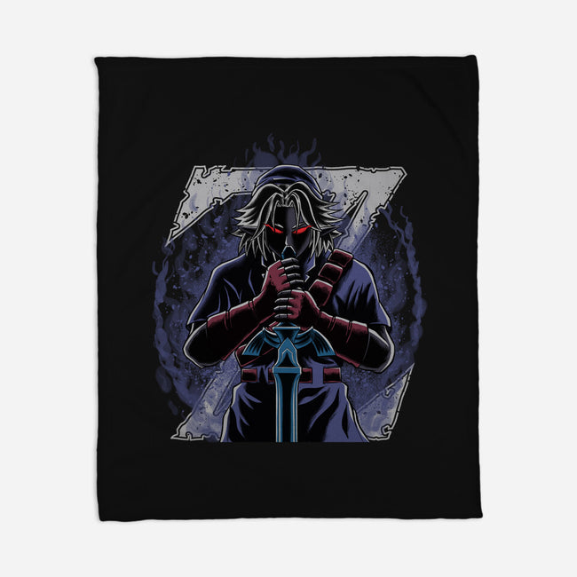 Hero's Shadow-None-Fleece-Blanket-rmatix