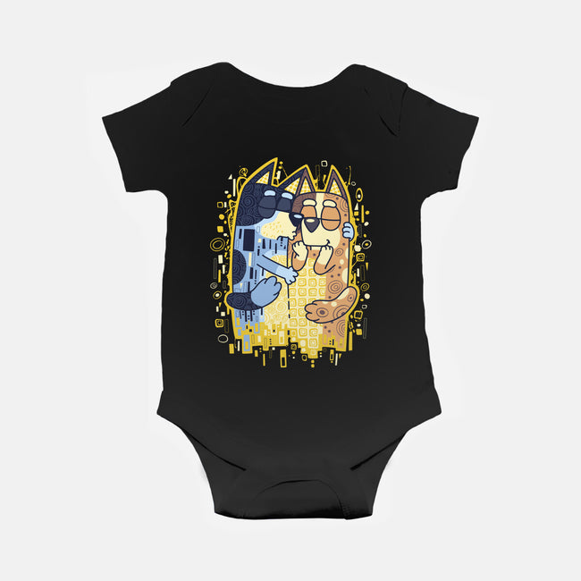 The Heelers Kiss-Baby-Basic-Onesie-Olipop