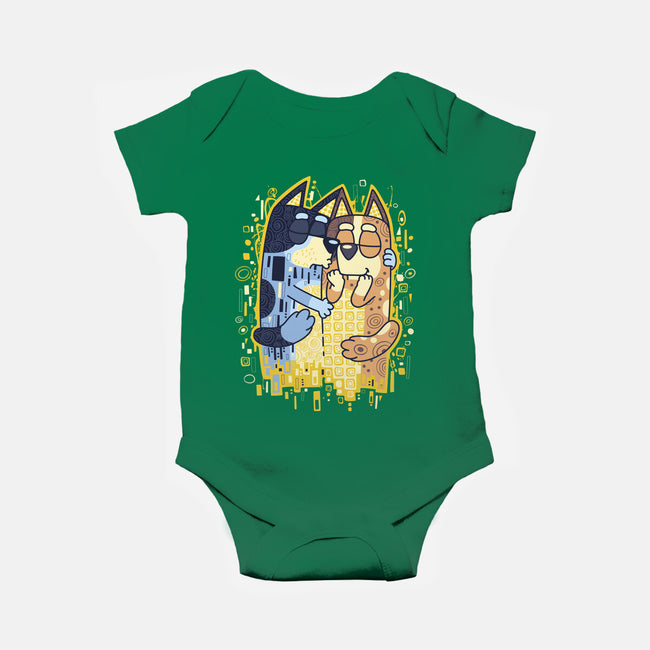 The Heelers Kiss-Baby-Basic-Onesie-Olipop