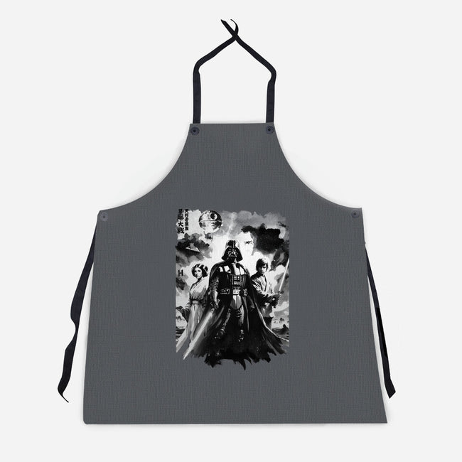 Skywalkers Sumi-e-Unisex-Kitchen-Apron-DrMonekers