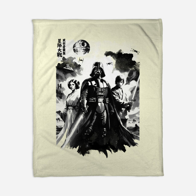 Skywalkers Sumi-e-None-Fleece-Blanket-DrMonekers