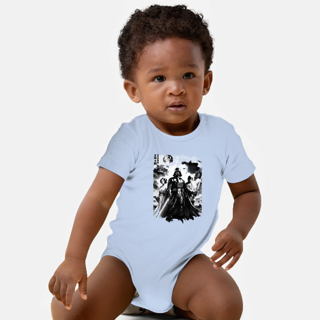 Skywalkers Sumi-e-Baby-Basic-Onesie-DrMonekers