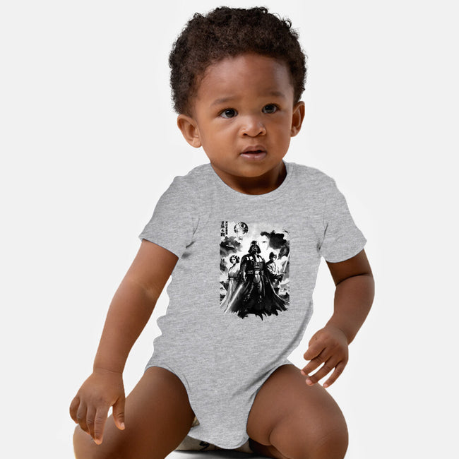 Skywalkers Sumi-e-Baby-Basic-Onesie-DrMonekers