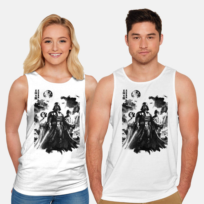 Skywalkers Sumi-e-Unisex-Basic-Tank-DrMonekers