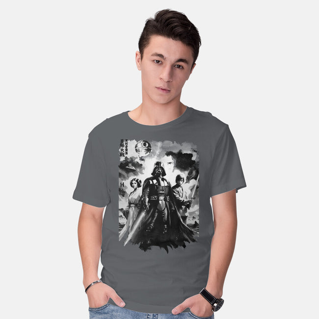 Skywalkers Sumi-e-Mens-Basic-Tee-DrMonekers