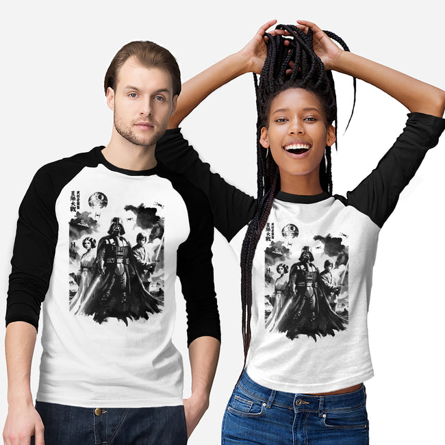 Skywalkers Sumi-e-Unisex-Baseball-Tee-DrMonekers