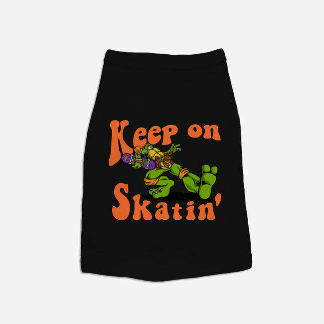 Keep On Skating-Cat-Basic-Pet Tank-joerawks